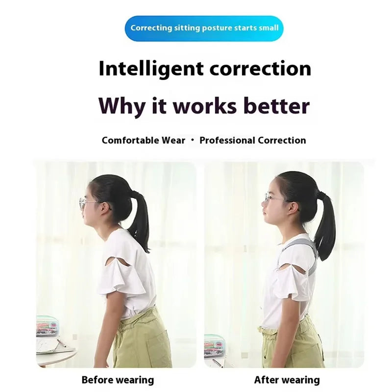 PosturePro™ | Smart Posture Corrector with Real-Time Vibration Feedback