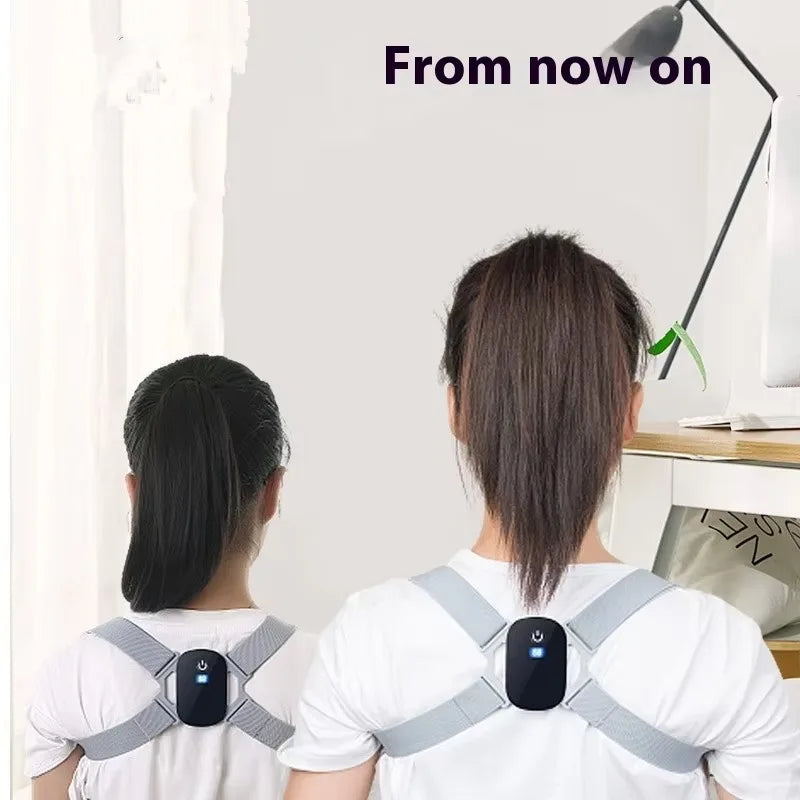 PosturePro™ | Smart Posture Corrector with Real-Time Vibration Feedback
